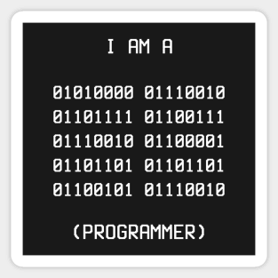 I'm a Programmer Sticker